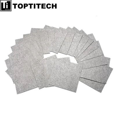 Ffelt sintered ffibr dur di-staen 316L
