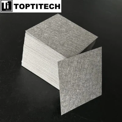0.4mm Ffelt Sintr Ffibr Nicel Trwchus
