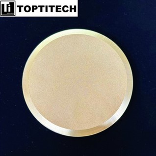 Powdwr Spherical 225mm Sintered Efydd Hidlo Disgiau Gyda Ymyl