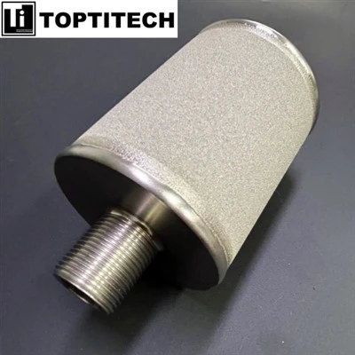 4 Micron Osôn Awyru Hidlydd Titaniwm Mandyllog Sintered Tryledwyr Swigen Micro